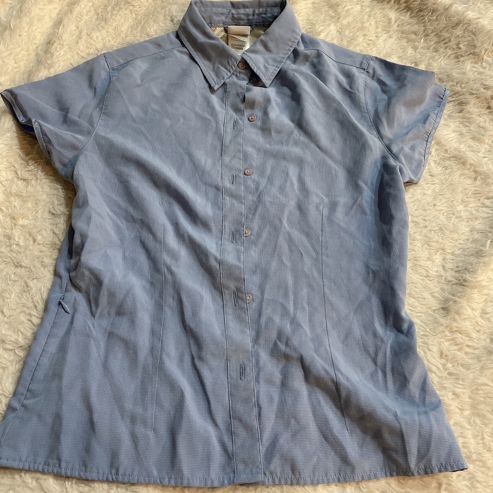 The North Face Buttom up shirt blue